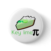 Key Lime Pie Pinback Button