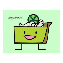 Key Lime Pie Postcards