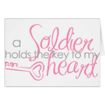 Key to my heart greeting card