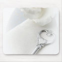 key to my heart - customisable with your text mousepads