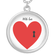 Key to My Heart Personalized Necklace