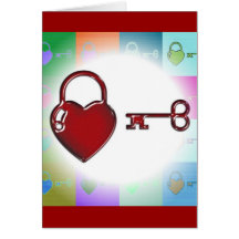 Key to the Heart Greeting Card