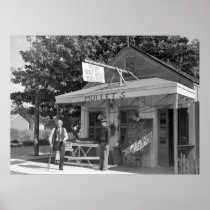Key West Bait Shop, 1938 Print