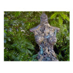 Key West Garden Sculpture Postcard