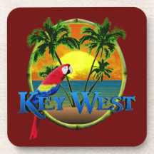 Key West Sunset Beverage Coasters