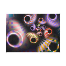 Keyboard Gourds 4 Stretched Canvas Print