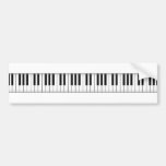 Keyboard / Piano Keys: Bumper Stickers