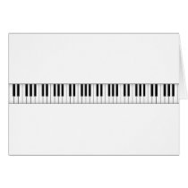 Keyboard / Piano Keys: Cards