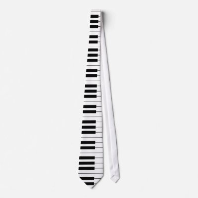 Keyboard / Piano Keys: Custom Necktie: Tie by spiritswitchboard