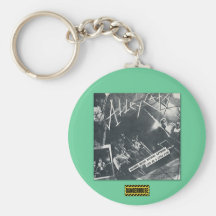 Keychain Alleycats Nothing(B&W) Dangerhouse
