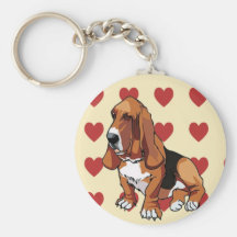 Keychain - Basset Hound