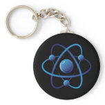 Keychain: Blue atom