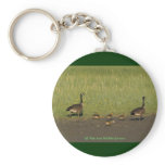 Keychain / Canada Geese Family