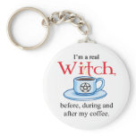 keychain Coffee Witch
