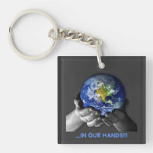 KEYCHAIN- EARTH HANDS
