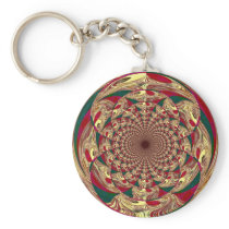 Keychain Gold Lace Print ZIZZAGO