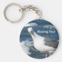 Keychain:  Looking Gull