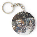 Keychain:  Mad Hatter Tea Party - by Rackham