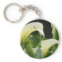 Keychain, "White Calla Lillies # 3159"