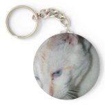 Keychain, White Cat