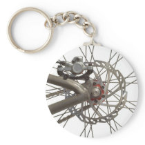 Keychain with Bike Wheel Hub