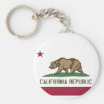 Keychain with Flag of California State