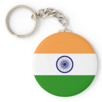 Keychain with Flag of India