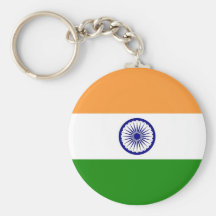 Keychain with Flag of India