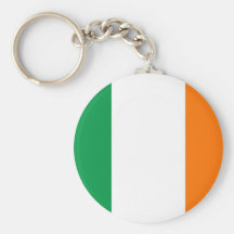 Keychain with Flag of Ireland