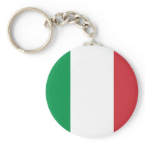 Keychain with Flag of Italy