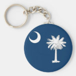 Keychain with Flag of South Carolina State