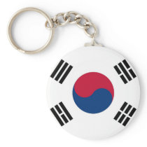 Keychain with Flag of South Korea