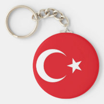 Keychain with Flag of Turkey