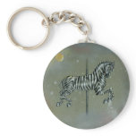 Keychains - Carousel Zebra