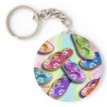 Keychains - FLIP FLOPS Pop Art
