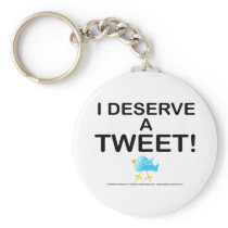 Keychains - I Deserve A Tweet