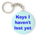 Keys I haven't lost yet