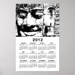 Khmer Stone Face 2012 Calendar ... Cambodia Poster