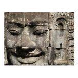 Khmer Stone Face ... Bayon Temple, Cambodia Postcard