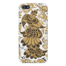 Khokhloma (Hohloma) Slavic Firebird Authentic Cover For iPhone 5