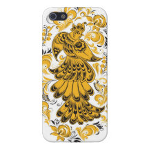 Khokhloma (Hohloma) Slavic Firebird Authentic Cases For iPhone 5