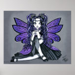 "Kiara" Gothic Butterfly Fairy Princess Poster posters