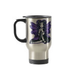 "Kiara" Gothic Butterfly Fairy Princess Travel Mug