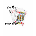 kick a$$, poker player t-shirt