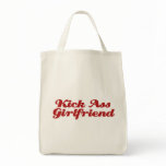 Kick Ass Girlfriend Canvas Bags
