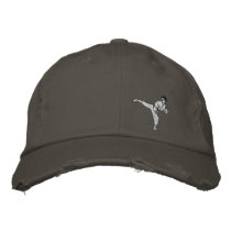 Kick Kung Fu Karate Hat Martial Arts MMA Cap Embroidered Baseball Cap