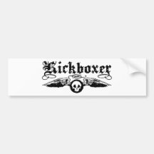 Kickboxer Bumper Sticker