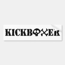 Kickboxer Bumper Sticker