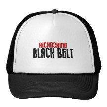 Kickboxing Black Belt Karate Hats