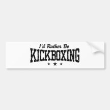 Kickboxing Bumper Stickers
